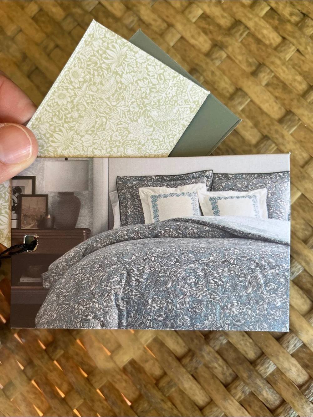 New William Morris Duvet Cover and Shams Queen